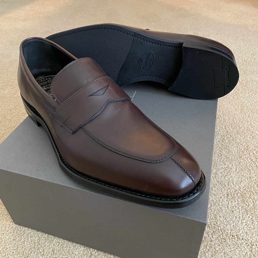 Church’s parham loafer shoe ebony brown brand new made in England